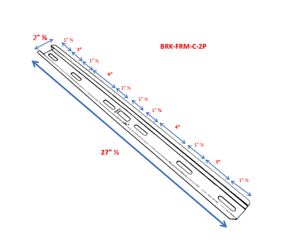 Folding Mounting Bracket for Mini Split Unit with Leveler