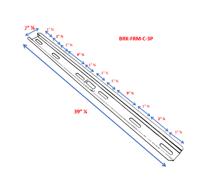 Folding Mounting Bracket for Mini Split Unit with Leveler