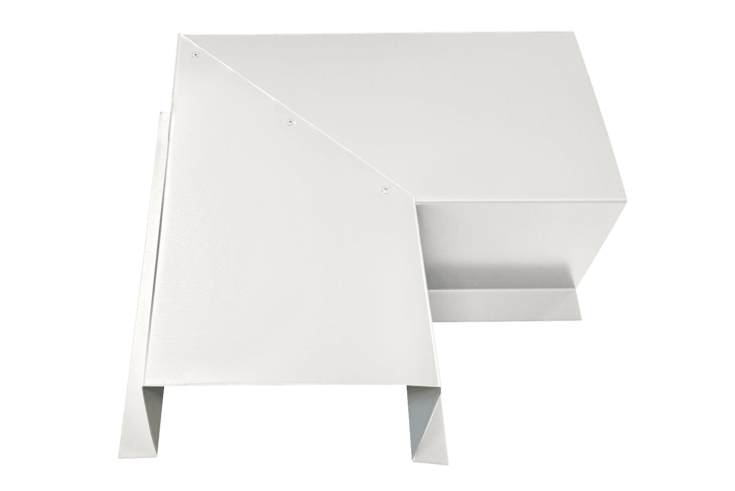 Commercial Series - 24 Gauge Line Set Cover Side Turning Elbows - Premium Quality - 