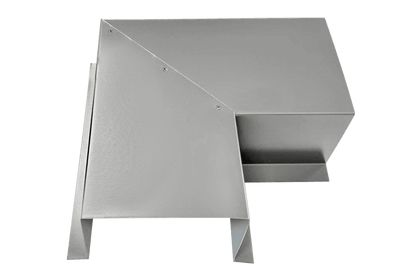 Commercial Series - 24 Gauge Line Set Cover Side Turning Elbows - Premium Quality - 
