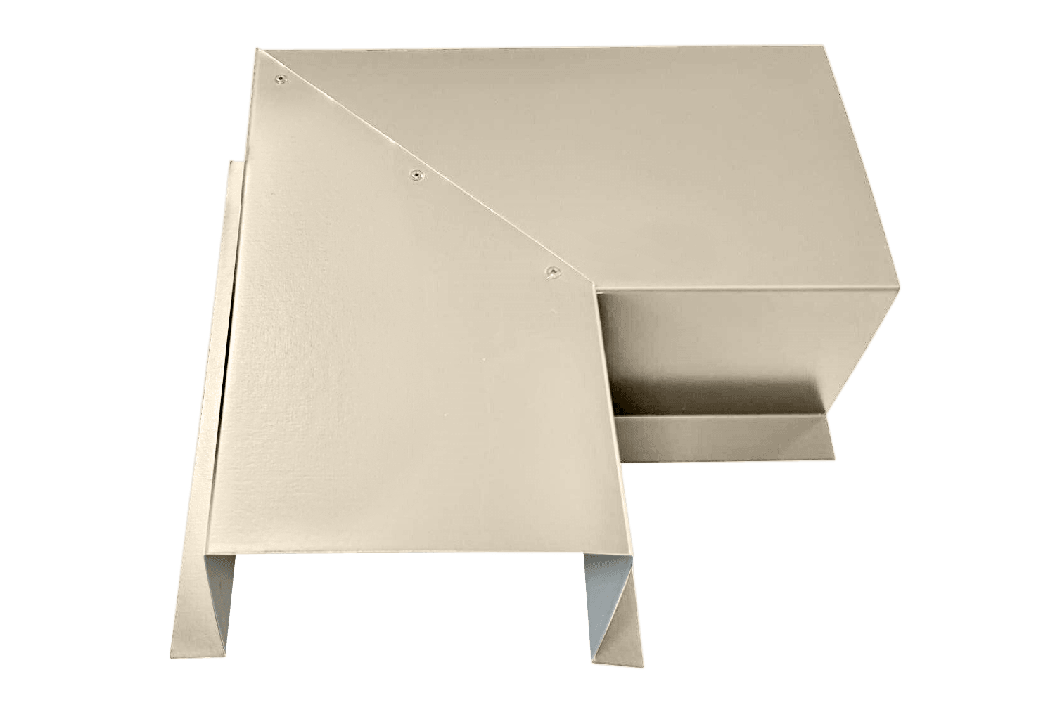 Commercial Series - 24 Gauge Line Set Cover Side Turning Elbows - Premium Quality - 