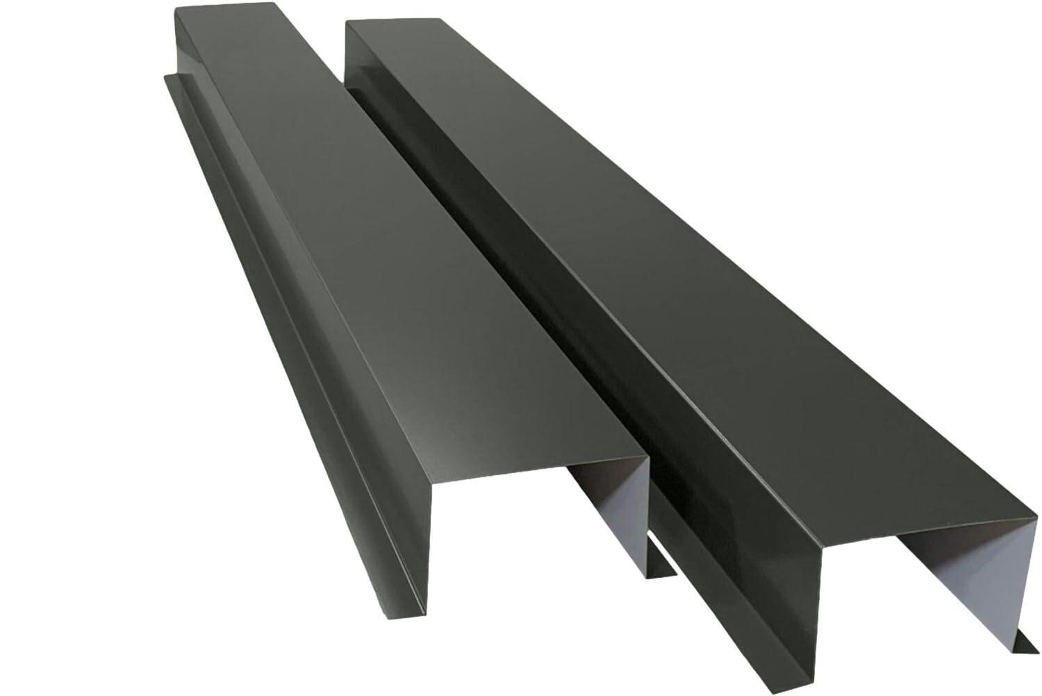 Commercial Series - 24 Gauge Painted Metal HVAC Line Set Covers - Heavy Duty, Multiple Sizes & Colors - 