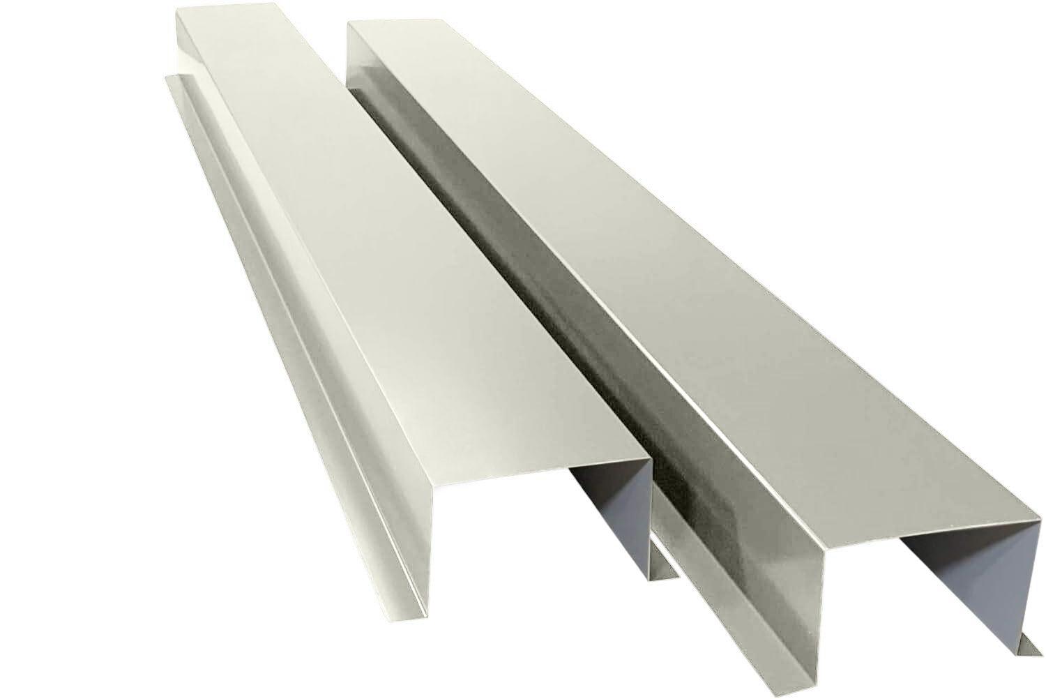 Commercial Series - 24 Gauge Painted Metal HVAC Line Set Covers - Heavy Duty, Multiple Sizes & Colors - 