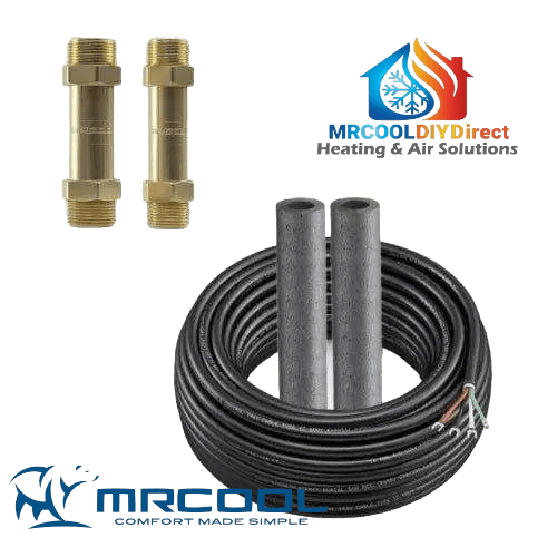 Couplers & Control Wire Only - FOR 24k OR 36k AIR HANDLERS MRCOOL DIYCOUPLER-38 + DIYCOUPLER-58 + 75ft MC-5 Cable, 4th Gen, DIYCOUPLER-3858K75C - 