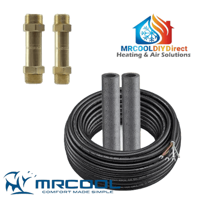 Couplers & Control Wire Only - FOR 24k OR 36k AIR HANDLERS MRCOOL DIYCOUPLER-38 + DIYCOUPLER-58 + 75ft MC-5 Cable, 4th Gen, DIYCOUPLER-3858K75C - 