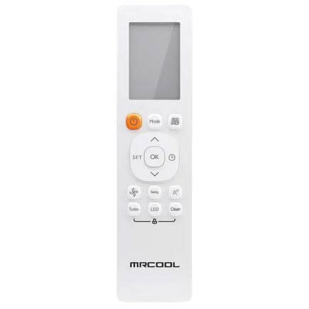 Genuine MRCOOL Replacement Parts - Remote Control for 4th Generation DIY and Advantage Series Mini-Split Systems - 