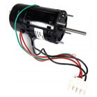 MRCOOL Inducer Motor 17400801000223 showing black cylindrical motor with metal shaft and colored wiring leads