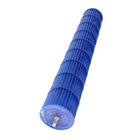 MRCOOL Crossflow Fan 12100102000074 showing long blue cylindrical fan wheel with end shaft