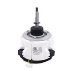MRCOOL Fan Motor 11002015008365 showing white motor housing with black mounting brackets and wiring connector