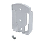 MRCOOL Mounting Hardware 12122000027147 showing white remote holder with mounting holes and screws