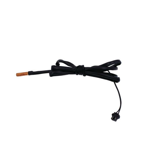 MRCOOL Temperature Sensor 11201007000047 showing copper-tipped probe with coiled black lead and connector