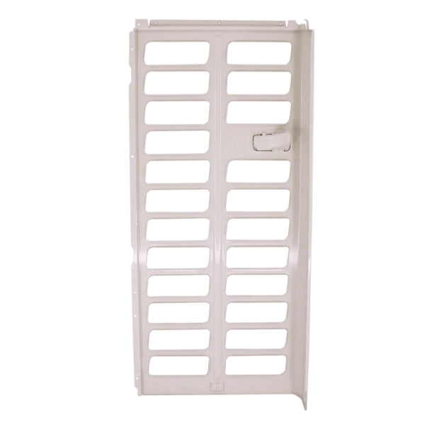 MRCOOL Left Louvered Panel 12222000006665 showing off-white side panel with rows of rectangular openings