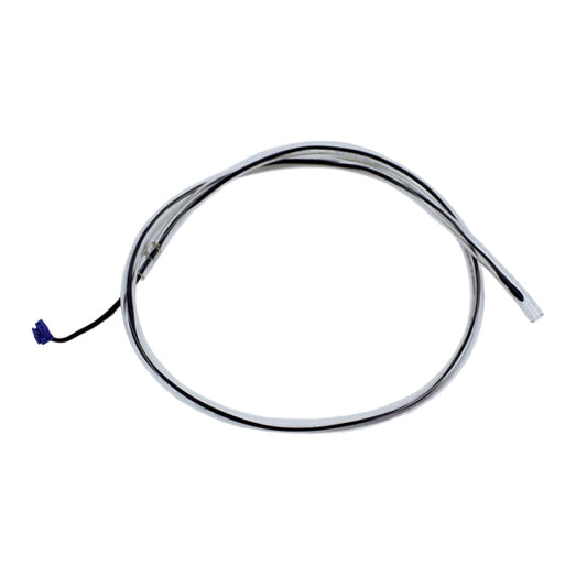 MRCOOL Temperature Sensor 11201007003563 showing looped sensor cable in clear sleeve with blue connector