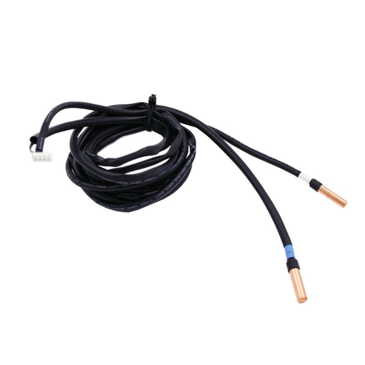 MRCOOL Temperature Sensor 11201007004863 showing two copper-tipped probes with coiled black leads