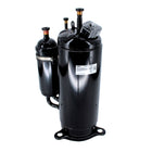 MRCOOL Compressor 11103020006399 showing black compressor with attached cylinder, capped fittings and mounting feet