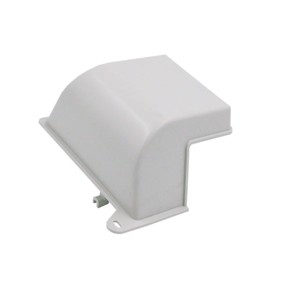 MRCOOL Water Collector 12122000014023 showing off-white molded cover with mounting tabs