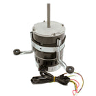MRCOOL Fan Motor 11002015021292 showing cylindrical metal housing, mounting arms and wiring connector