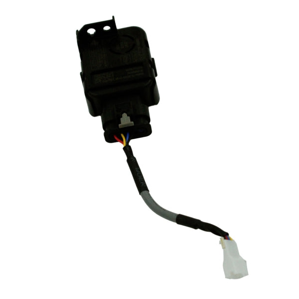 MRCOOL Gas Sensor 11201003000364 showing black rectangular sensor housing with mounting holes and a wiring connector