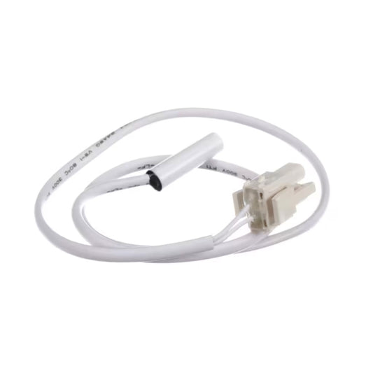 MRCOOL Temperature Sensor 11201007007823 showing short looped white sensor cable and connector
