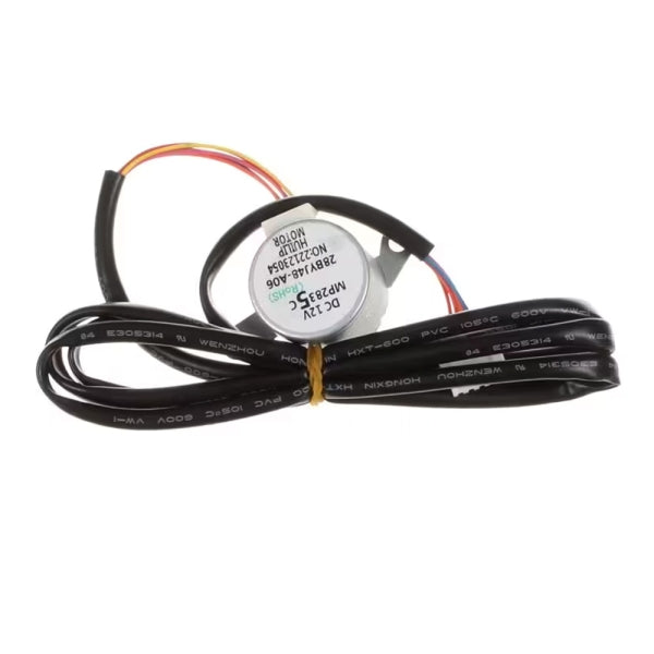 MRCOOL Stepper Motor 11002010000147 showing small round motor with coiled black cable