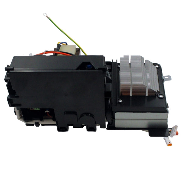 MRCOOL Control Board 17223000012509 showing black control housing with a metal heat sink and wiring leads