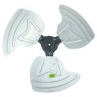 MRCOOL Fan Blade 12200104000033 showing three silver metal fan blades on black central hub