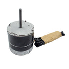 MRCOOL Fan Motor 11002015022511 showing black cylindrical motor with silver top, long shaft and wrapped cable