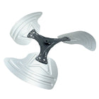 MRCOOL Fan Blade 12200104000038 showing three silver metal fan blades on black central hub