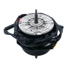 MRCOOL Single Phase Asynchronous Motor 11002012028483 showing black motor body with ribbed silver end cap and wiring cable