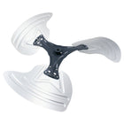 MRCOOL Fan Blade 12200104000122 showing three silver metal fan blades on black central hub