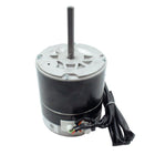 MRCOOL Fan Motor 11002015022561 showing black cylindrical motor with vented silver top, long shaft and cable