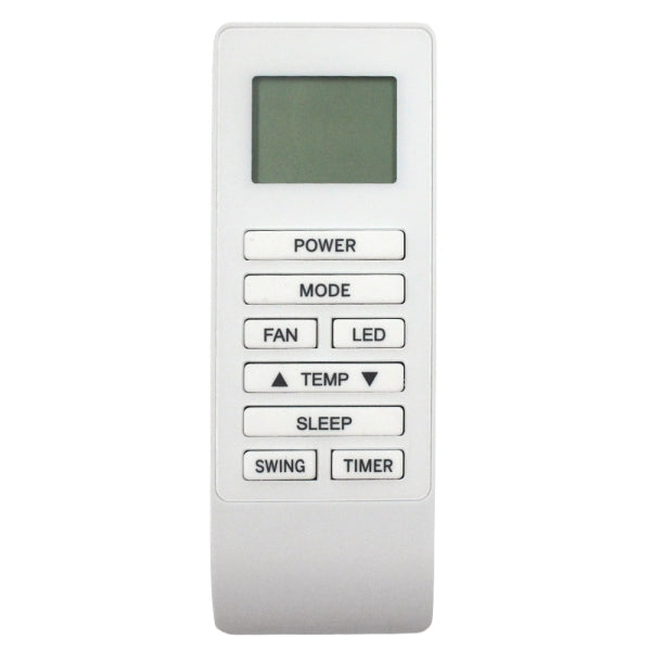 MRCOOL Remote Control 1000154272 showing white handheld remote with display and labeled control buttons