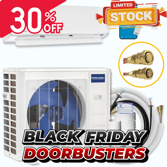 MRCOOL DIY 4th Gen 24K BTU Mini-Split — Rare R-410A • 20.5 SEER • DIY Ready