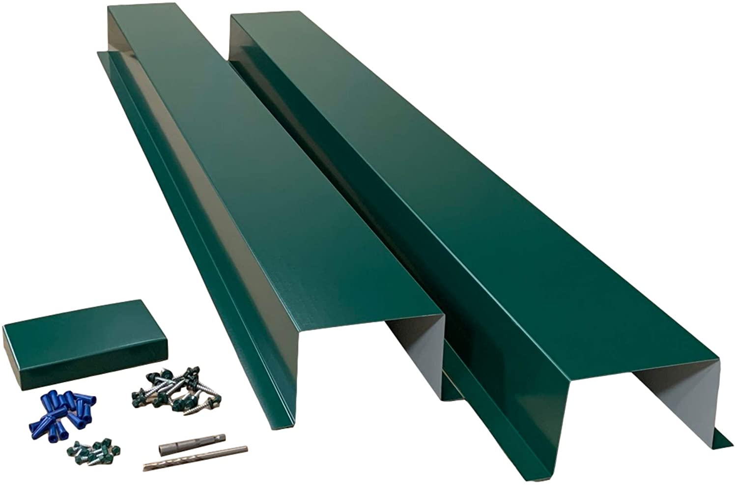 Residential Series - Painted Metal HVAC Line Set Covers - Premium Quality Forest Green