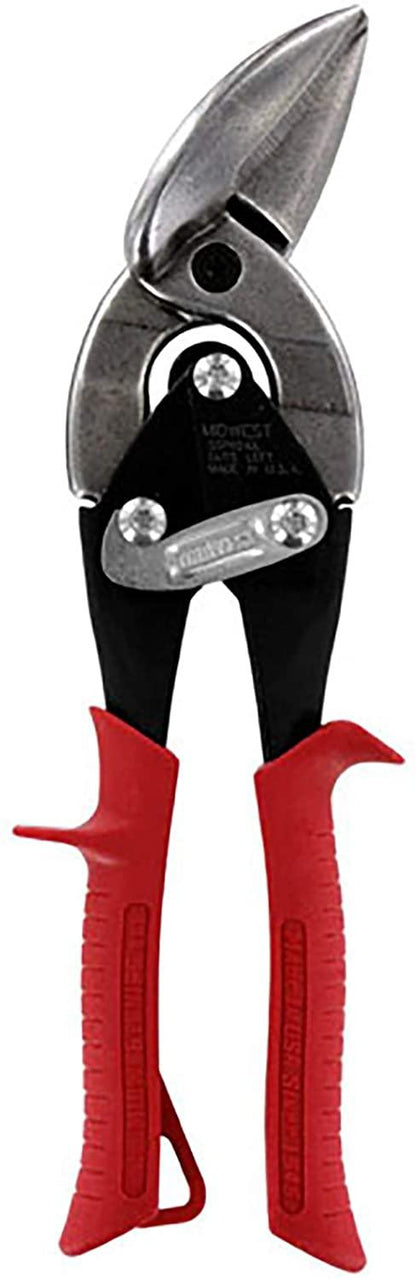MIDWEST Aviation Tin Snips - Offset Tin Cutting Shears - High Quality, Combo Pack - 