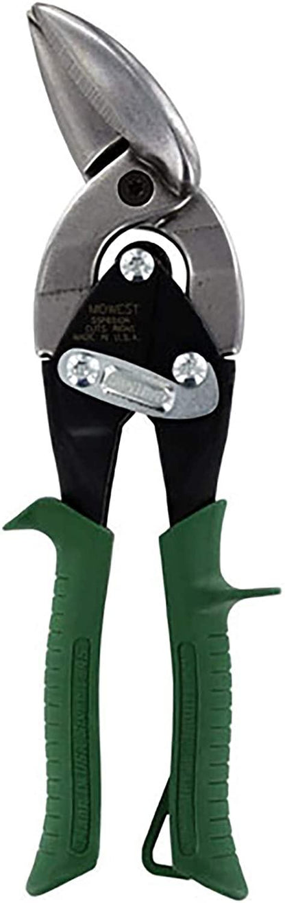 MIDWEST Aviation Tin Snips - Offset Tin Cutting Shears - High Quality, Combo Pack - 