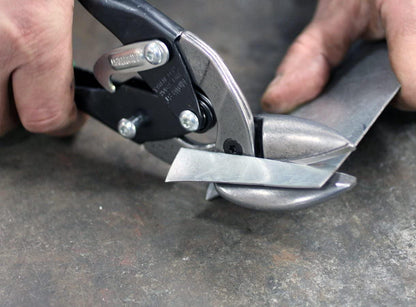 MIDWEST Aviation Tin Snips - Offset Tin Cutting Shears - High Quality, Combo Pack - 
