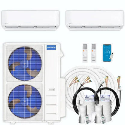 MRCOOL DIY 5th Gen Multi-Zone 2-Zone 48,000 BTU 21.8 SEER2 (18K + 36K) Ductless Mini-Split Air Conditioner and Heat Pump