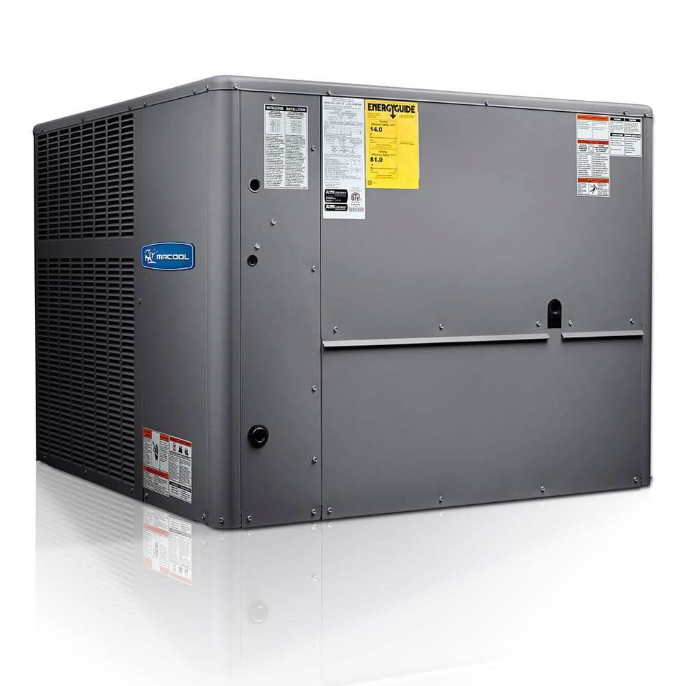 MRCOOL 2 Ton 24,000 BTU 14 SEER Multi-Position Packaged Heat Pump, MPH241M414A - 