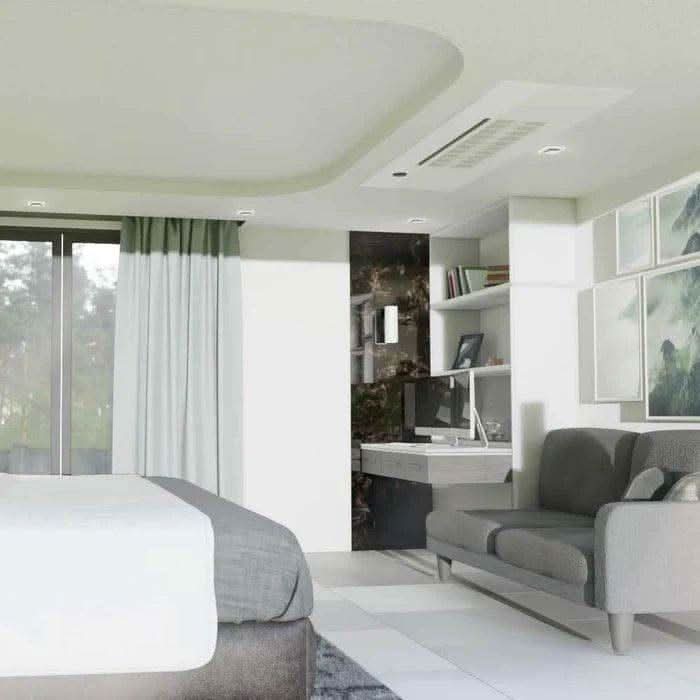 MRCOOL DIY 4th Gen 18K BTU, 1.5 Ton, 22 SEER, Ductless Mini-Split Heat Pump Complete System with Ceiling Cassette Air Handler & 25 Ft. Line Set - 