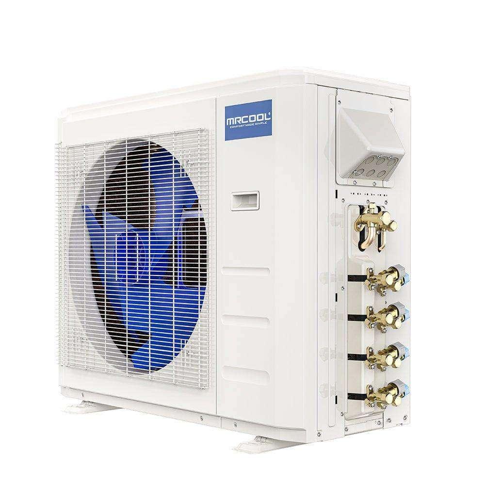 MRCOOL DIY 4th Gen 2-Zone 36,000 BTU 22 SEER (12K + 18K) Ductless Mini Split AC and Heat Pump with Ceiling Cassettes - 230V - 