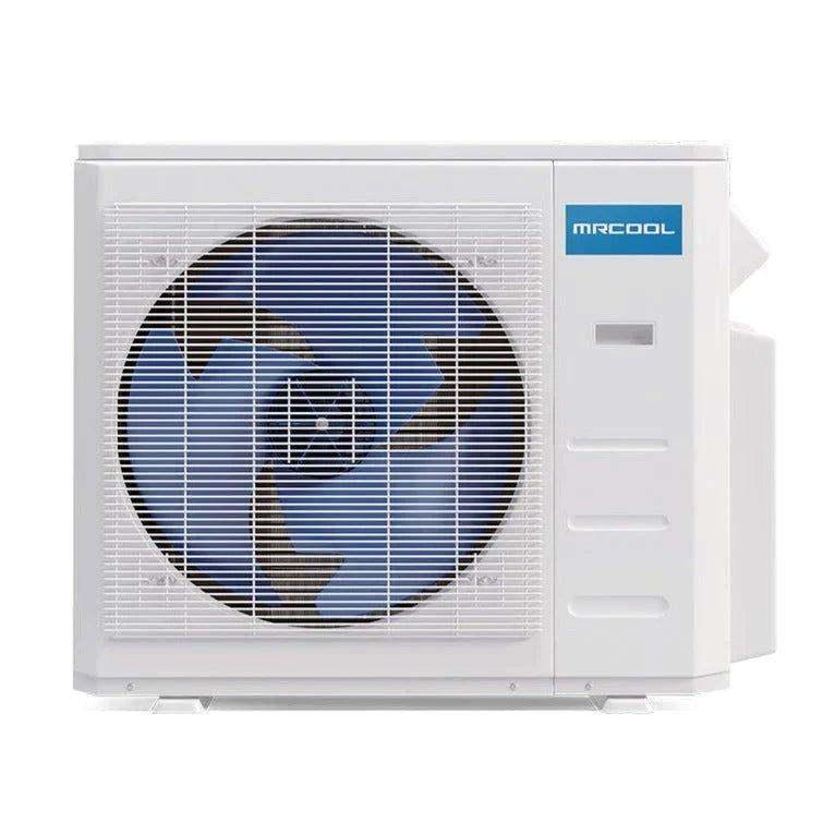 MRCOOL DIY Mini Split - 18,000 BTU 2 Zone Ceiling Cassette Ductless Air Conditioner and Heat Pump with Install Kit - 