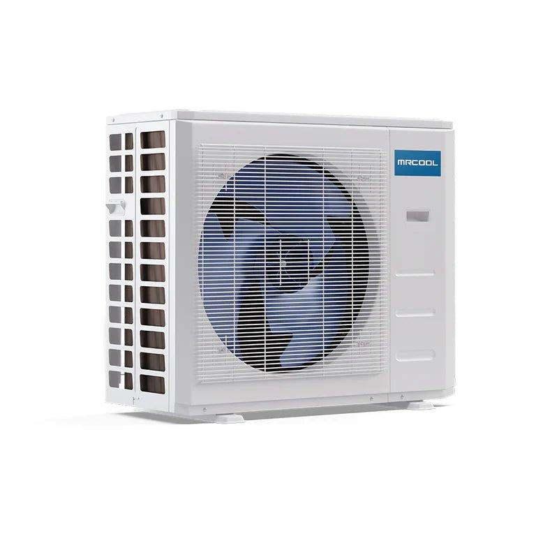 MRCOOL DIY Mini Split - 18,000 BTU 2 Zone Ceiling Cassette Ductless Air Conditioner and Heat Pump with Install Kit - 