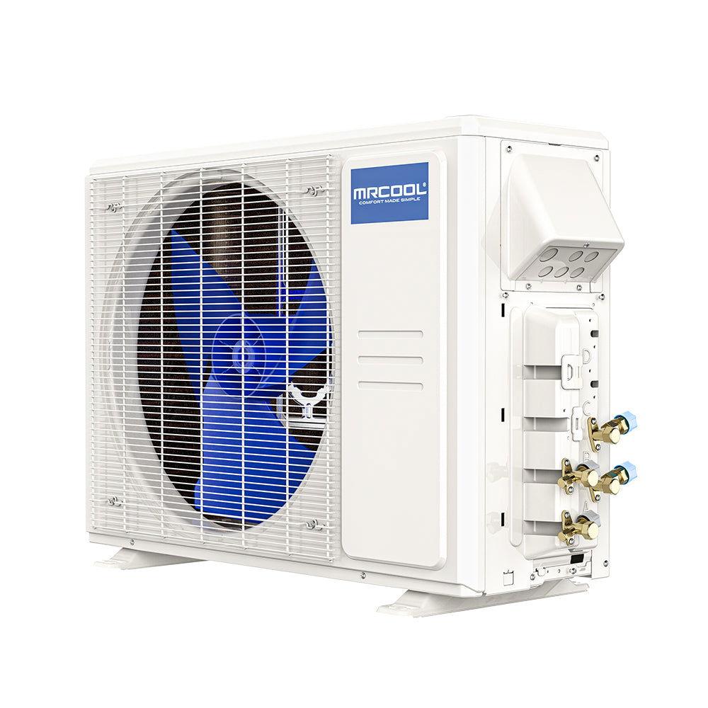 MRCOOL DIY Mini Split - 18,000 BTU 2 Zone Ductless Air Conditioner and Heat Pump with 16 ft. Install Kit, DIYM218HPW00C00 - 