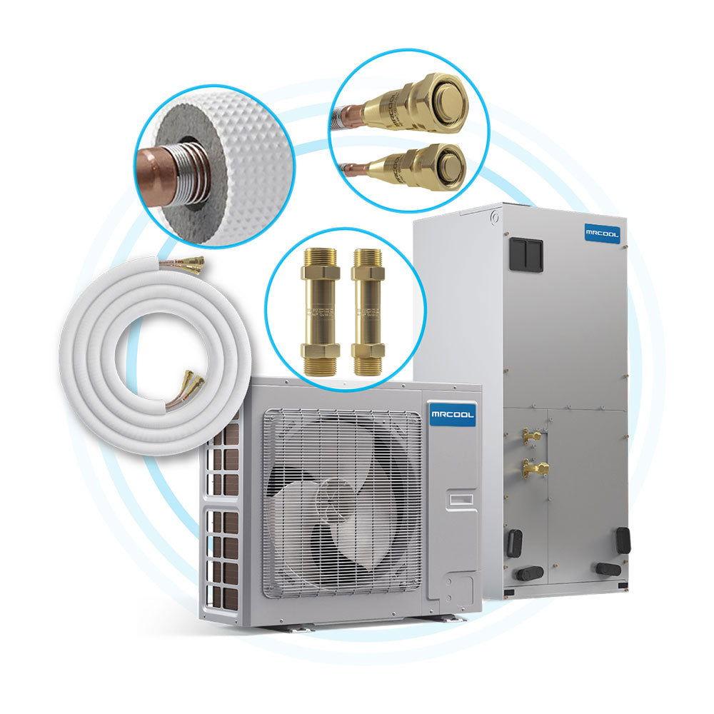 MRCOOL Universal 2 to 3 Ton 20 SEER Central Heat Pump Air Conditioner System MDU18024036 - 
