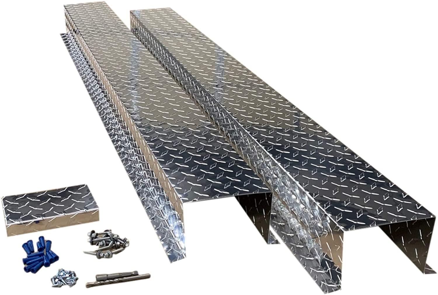 Residential Series - Aluminum Diamond Plate Metal HVAC Line Set Covers - 