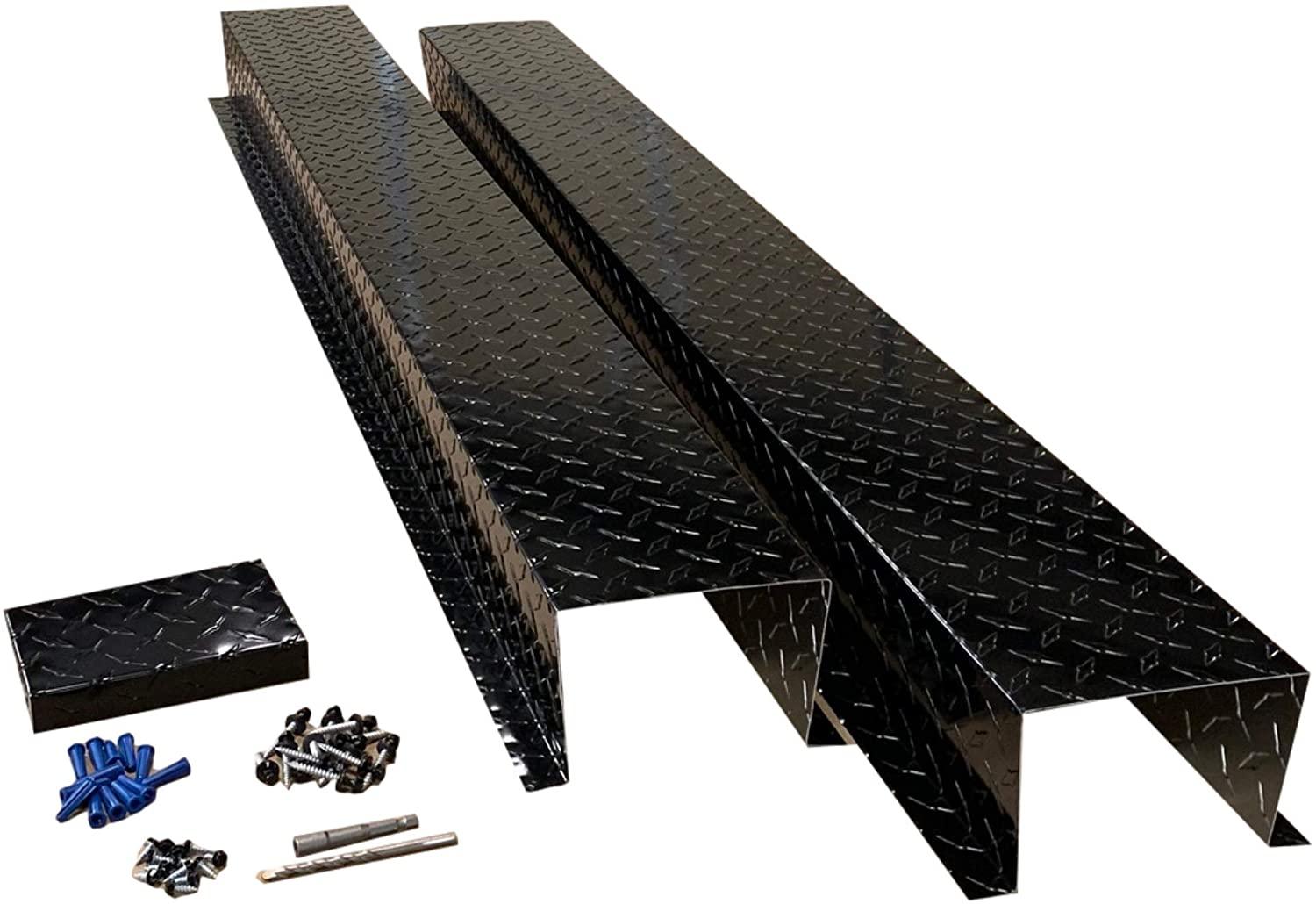 Residential Series - Aluminum Diamond Plate Metal HVAC Line Set Covers - 