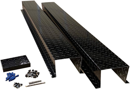 Residential Series - Aluminum Diamond Plate Metal HVAC Line Set Covers - 