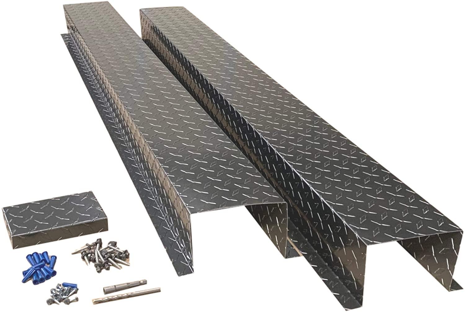 Residential Series - Aluminum Diamond Plate Metal HVAC Line Set Covers - 