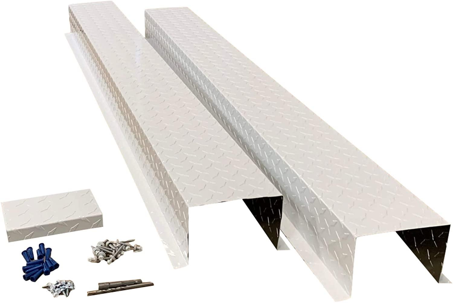 Residential Series - Aluminum Diamond Plate Metal HVAC Line Set Covers - 